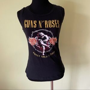 BRAVADO GUNS N ROSES GRAPHIC TANK TOP SIZE SMALL